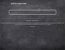 Tablet Screenshot of galeries-voyeur.com